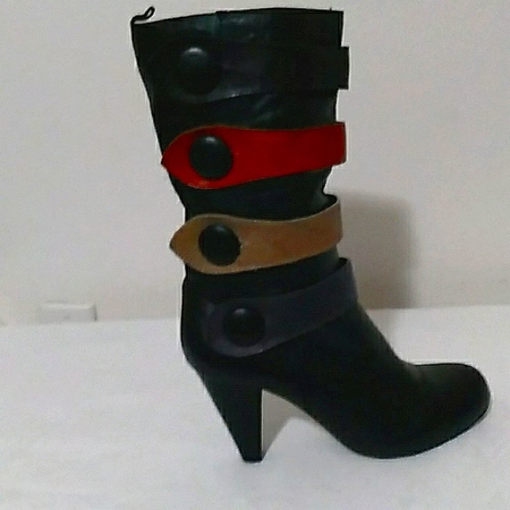 Two Lips multi-color boots Size 8.5